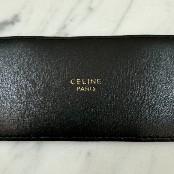 Celine Belt Black and Gold Size 85 - Picture 6 of 16